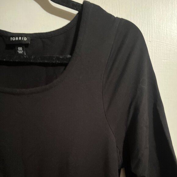 TORRID DRESS 3/4 SLEEVES SIZE 00/10 - Picture 4 of 5
